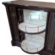 Raro Mobile Bar Girevole in Radica di Mogano "MASTRO CAPPELLINI" anni '70
