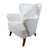 Boucle armchair lounge chair Sweden, 1950’s