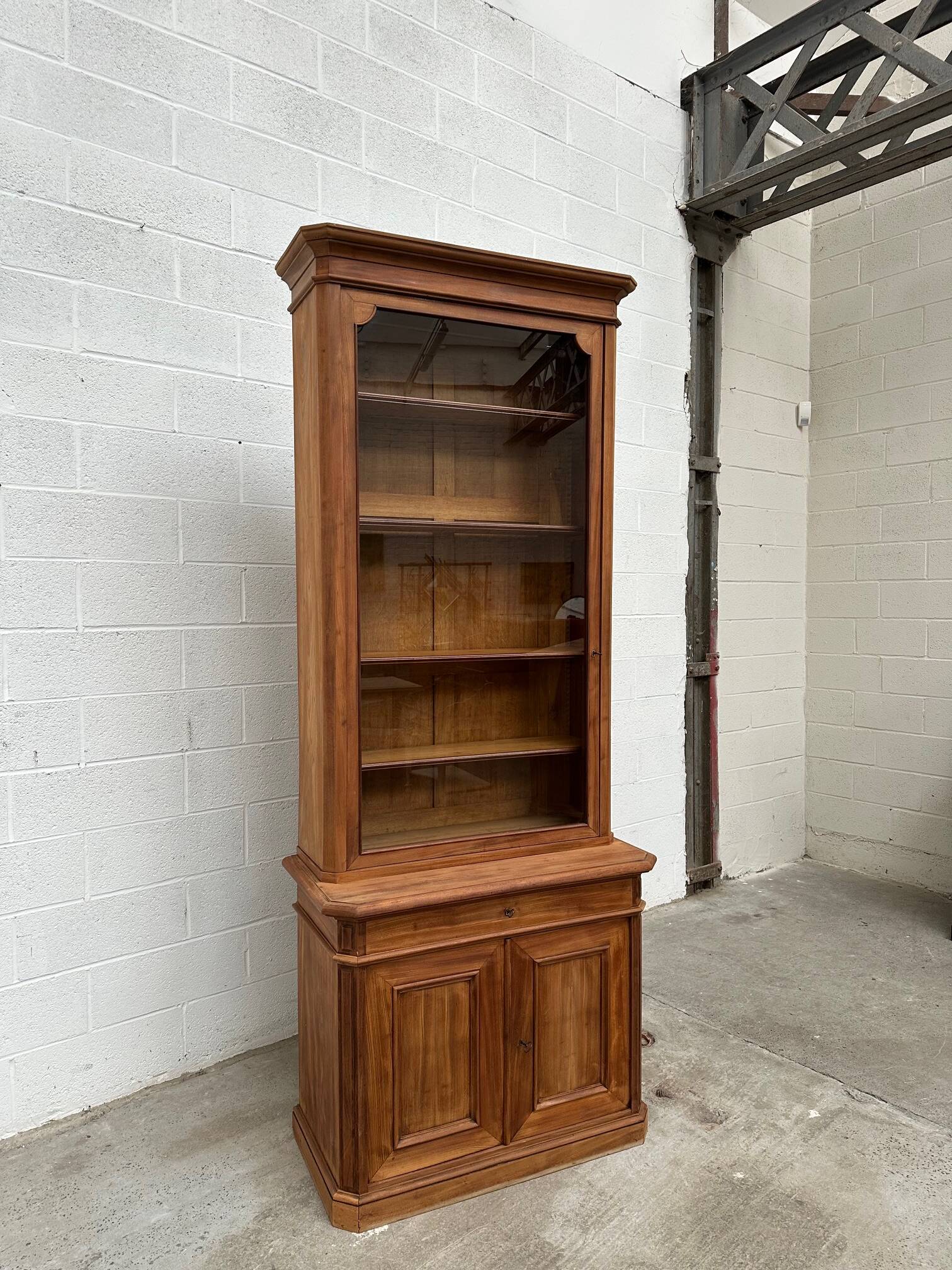 Large mahogany display case