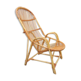 Rattan armchair 60s