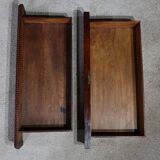 Small Secretary in Burl Mahogany Veneer, Restoration Period – Early 19th Century