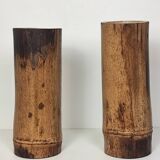 Duo vases bambou