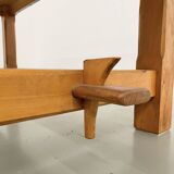 2m solid elm farmhouse table