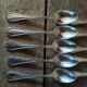 10 spoons ercuis trianon silver metal