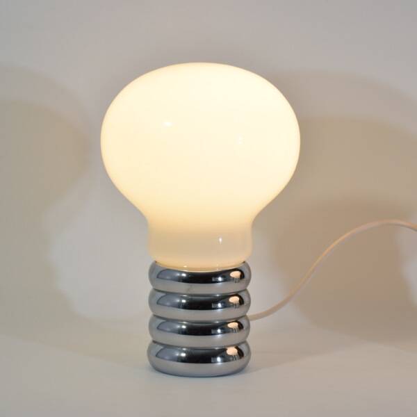 Pair of Bulb lamps by Ingo Maurer, Murano