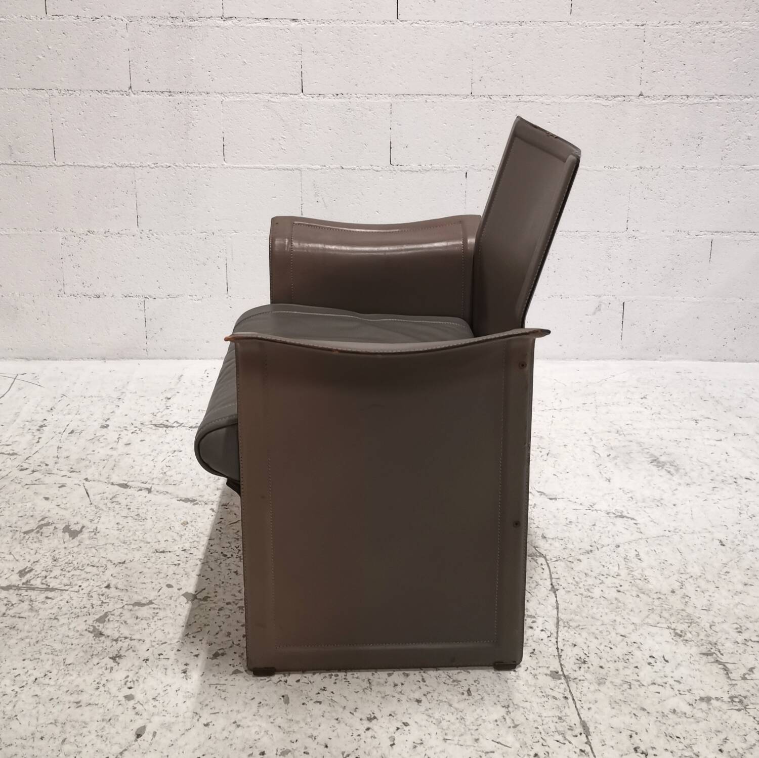 Large Korium armchair(s), design by Tito Agnoli, Matteo Grassi, 1980