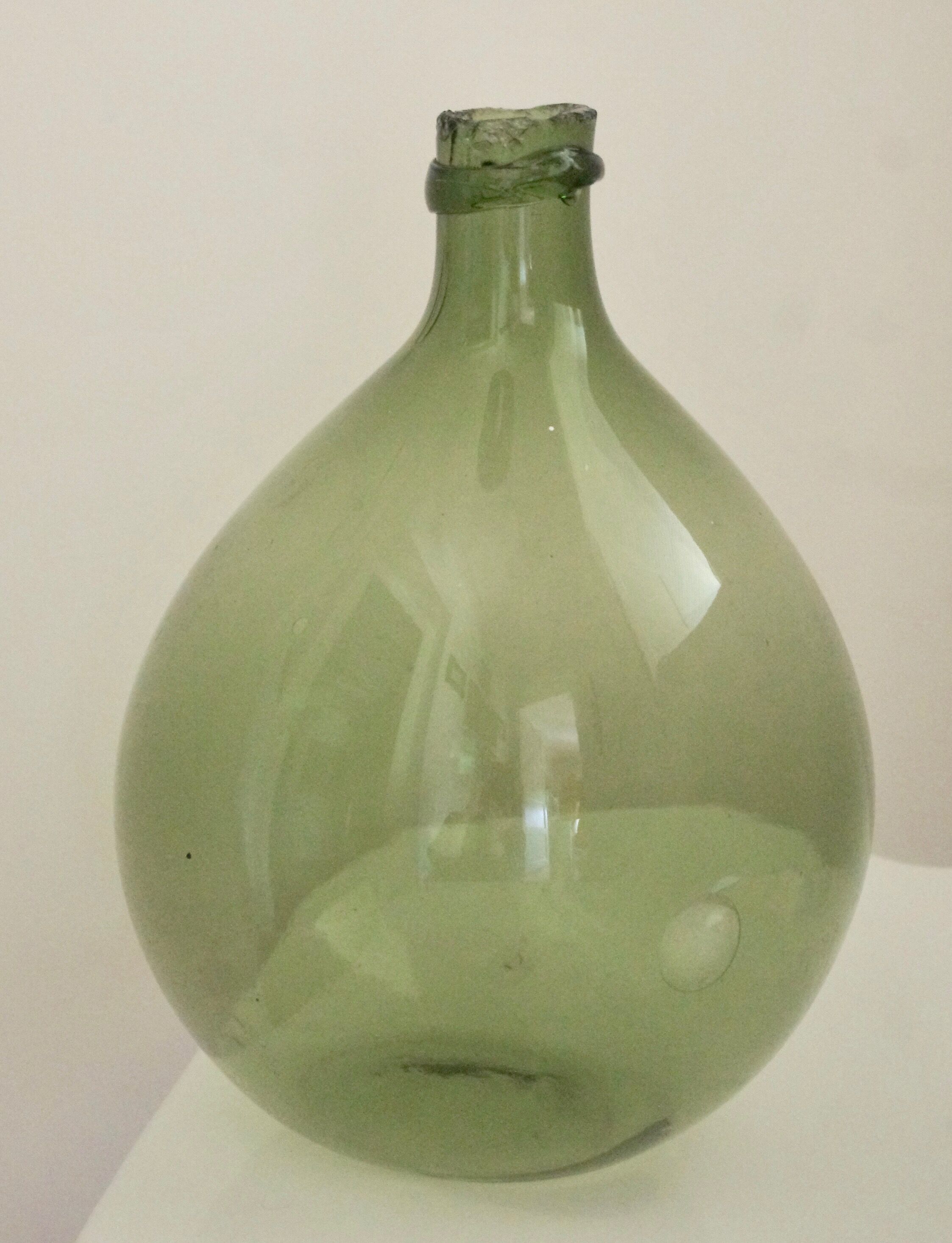 Khaki green demijohn 5 litres