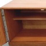 Vintage Scandinavian sideboard, Sleigh sideboard