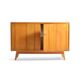 Buffet en bois avec plateau en verre, Jitona 1960
