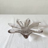 Vintage 70s star-shaped crystal ashtray
