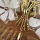 Set of Murano flower wall sconces
