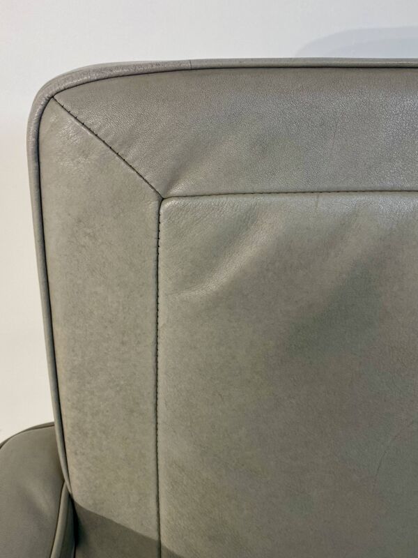 Fauteuil visiteur mobilier international cuir Gris 2000