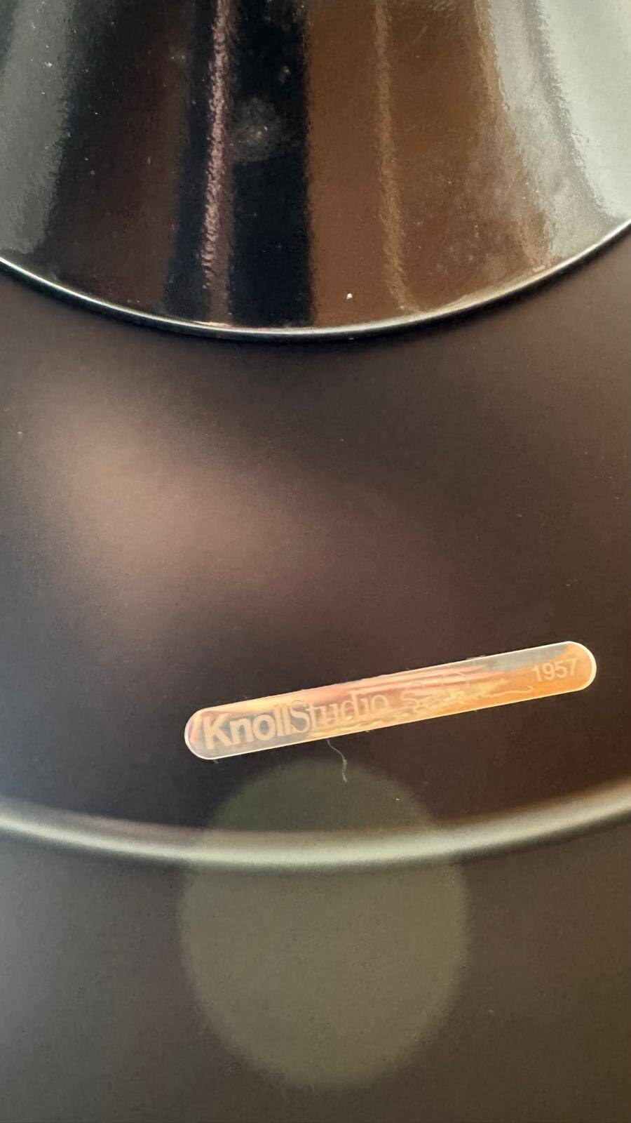 Knoll Saarinen black table diameter 107