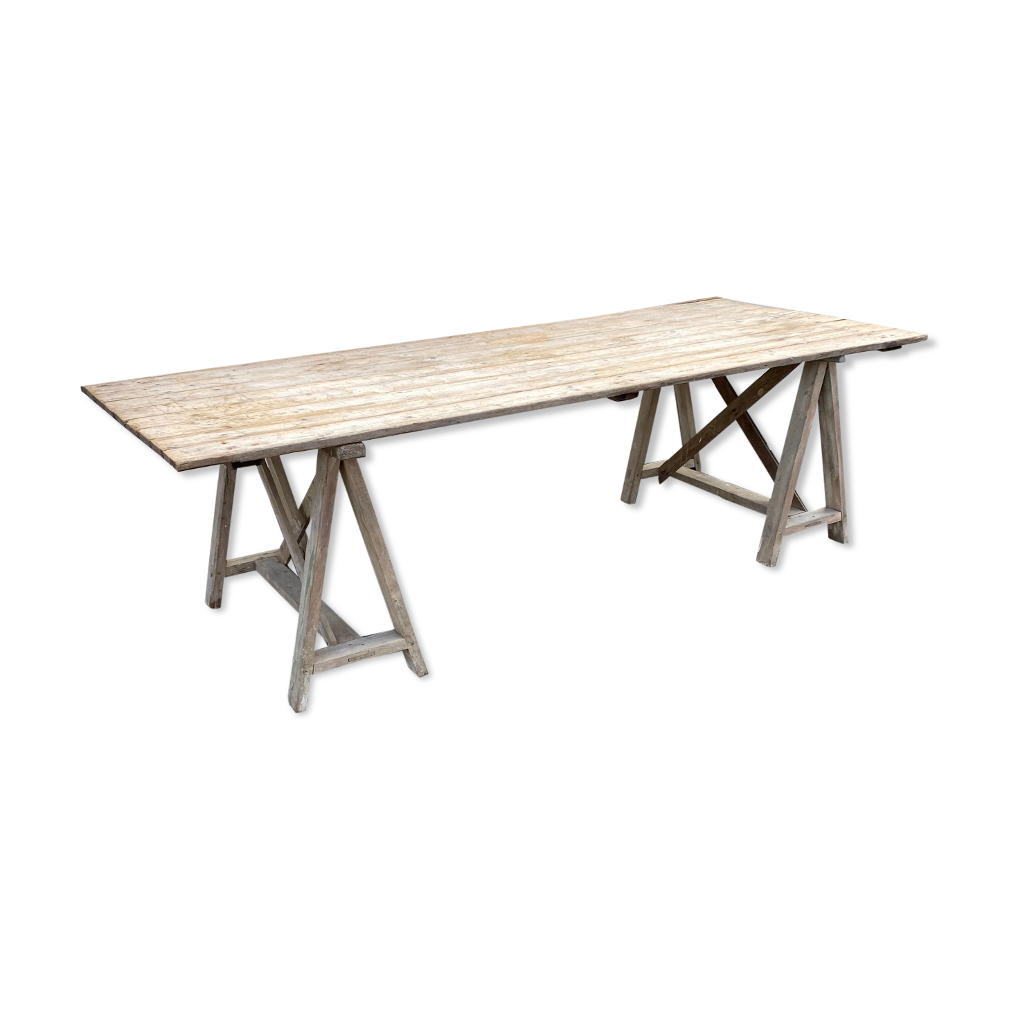 Trestle farm table