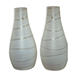 Frosted glass tulips