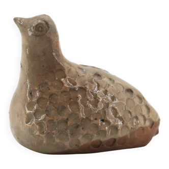 Bird in stoneware sculpture from La Borne, 1970s