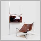 Floor/ceiling shelf or bar (Claustra) Michel Ducaroy for Roche Bobois, 1970s