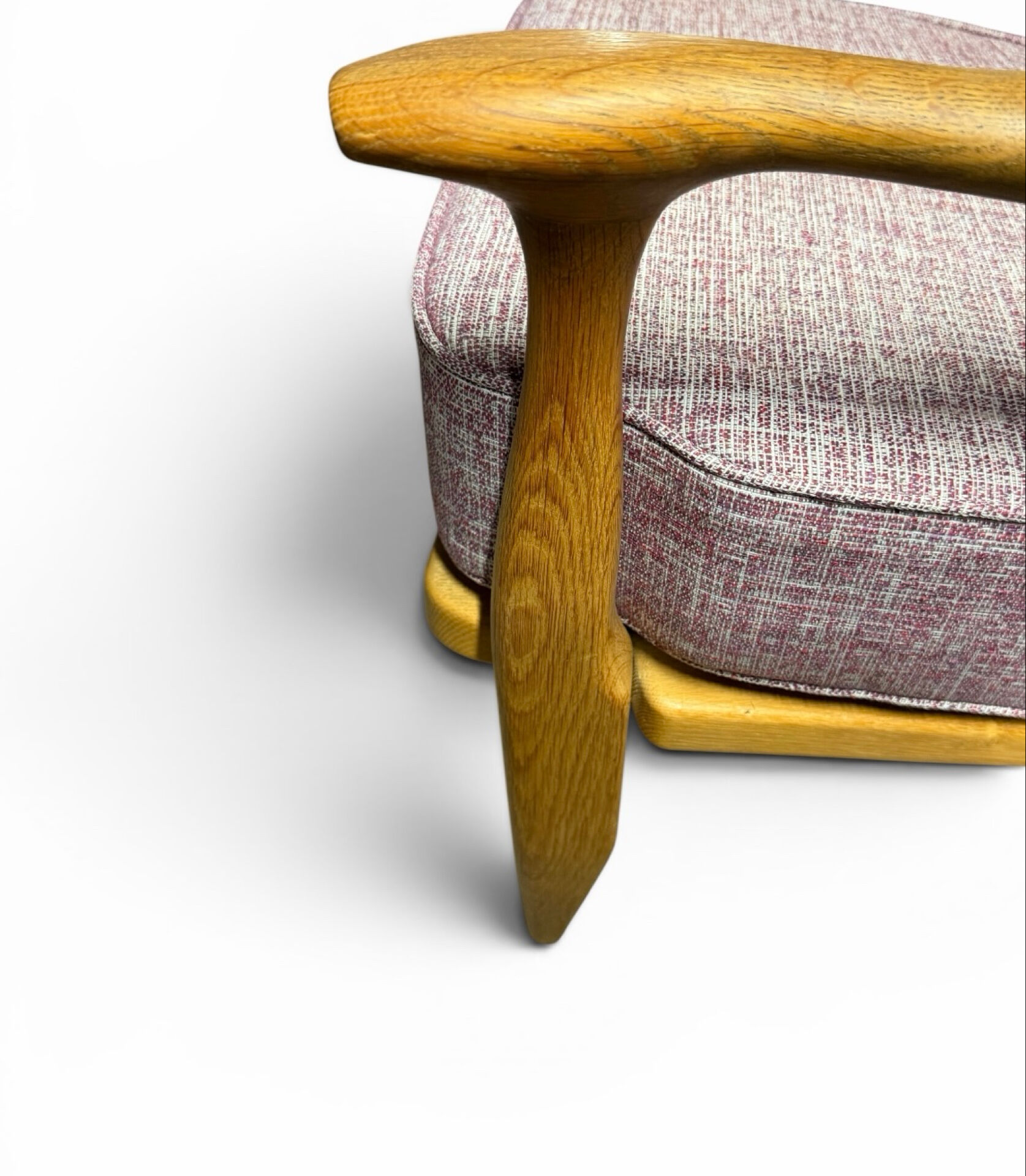 "Edouard" armchair in oak by Guillerme & Chambron for Your Home