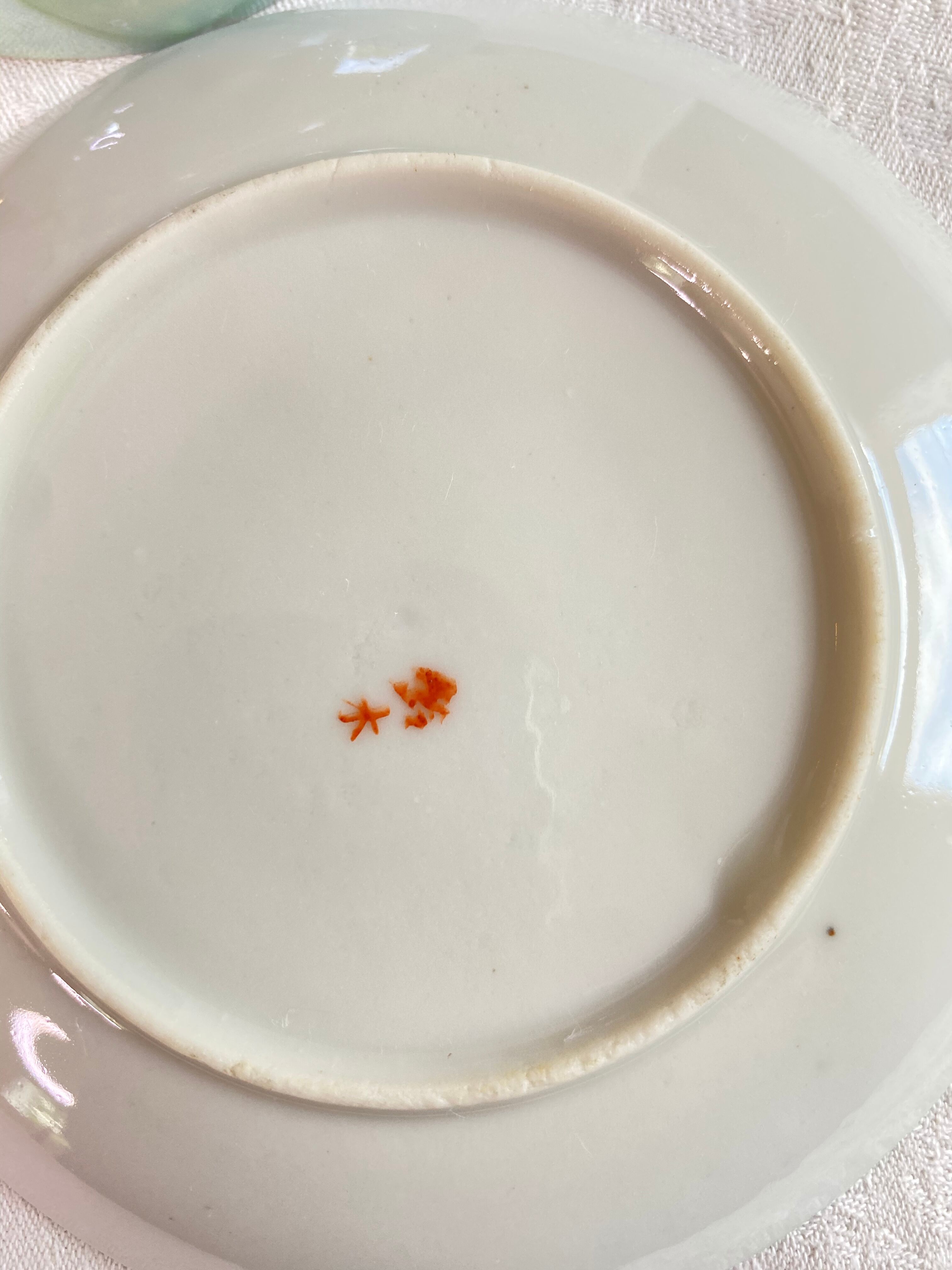 Japanese Nacrée porcelain coffee cups