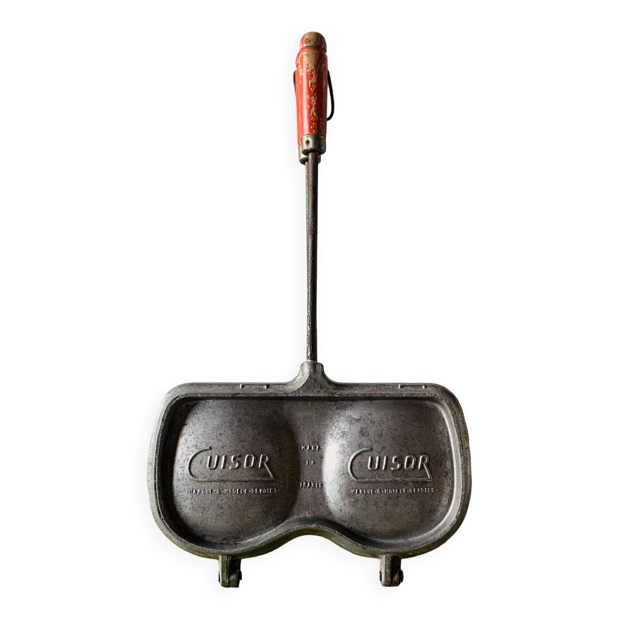 Vintage cast aluminum sandwich maker - Cuisor