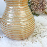 Vintage glazed stoneware pitcher