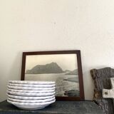 8 Moustiers ceramic plates