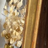 Antique mirror in gilded wood