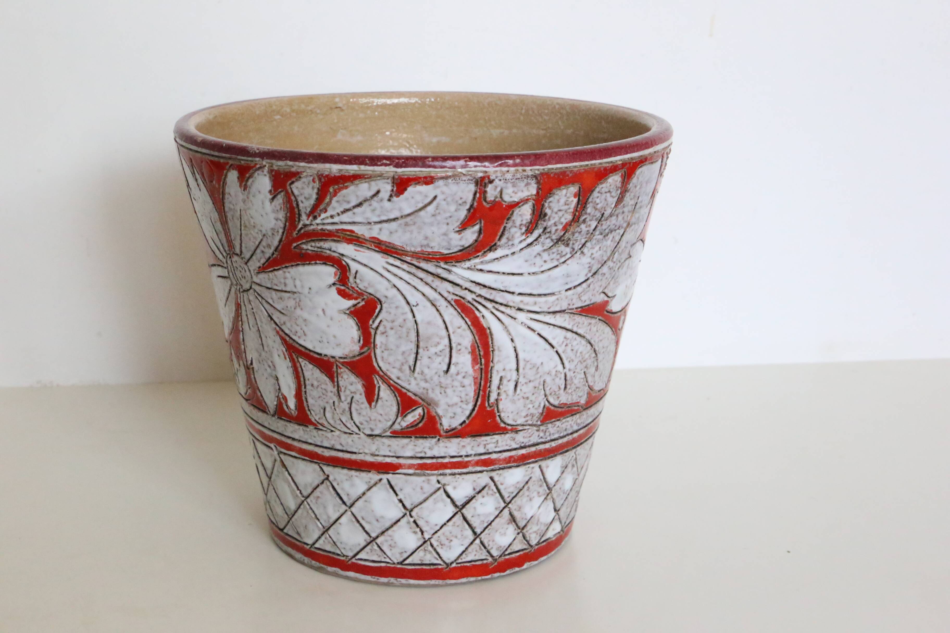 Italian ceramic planter by Fratelli Fanciullacci, circa 1950/60 /