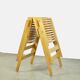 Chaises de salle à manger pliables vintage originales de l'architecte slovène Niko Kralj (1920-2013) pour Stol
