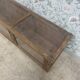 Antique shop display cabinet in oak (renovated)