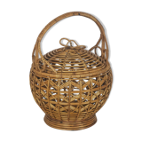 Rattan pan