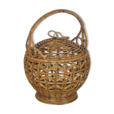 Panière en rotin