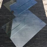 All-glass free-form coffee table