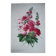 Lithograph Hollyhocks