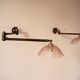 Art Nouveau lamps old gas burners