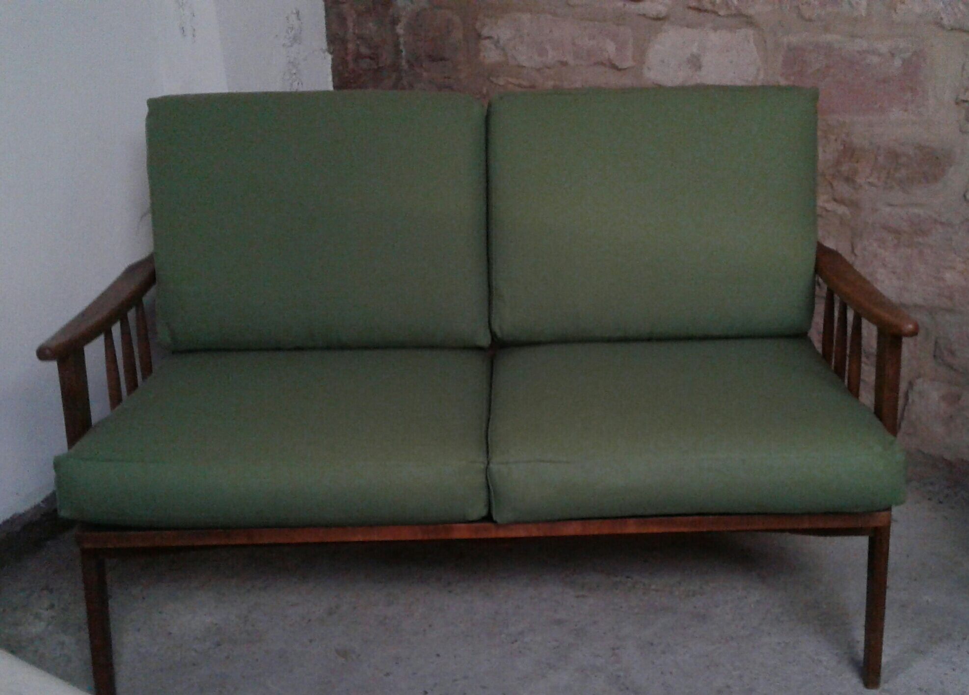 Sofa seat 2 places 60s vintage