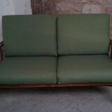 Sofa seat 2 places 60s vintage