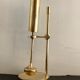 Marine gyroscopic oil lamp in polished solid brass, Ilse Ammonsen for Daproma, Denmark, 1950