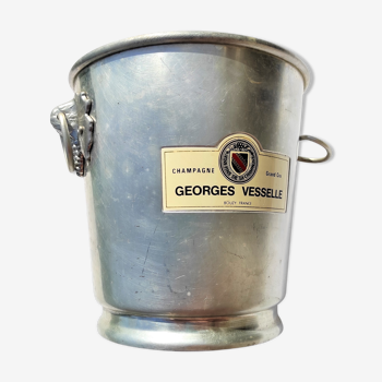 Georges Vesselle champagne bucket in Bouzy in VINTAGE Aluminum