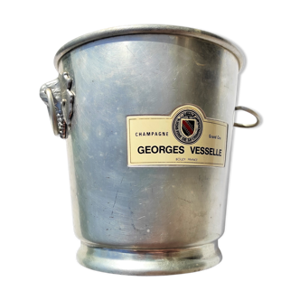 Georges Vesselle champagne bucket in Bouzy in VINTAGE Aluminum