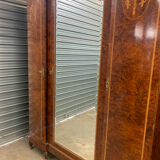 19th Century Marquetry Mirror Cabinet