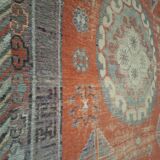 Antique Khotan rug Uyghur East Turkestan 1910