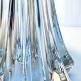 Art deco crystal star lamp base