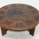 Round Coffee Table by Angel Pazmino for Muebles de Estilo 1960s