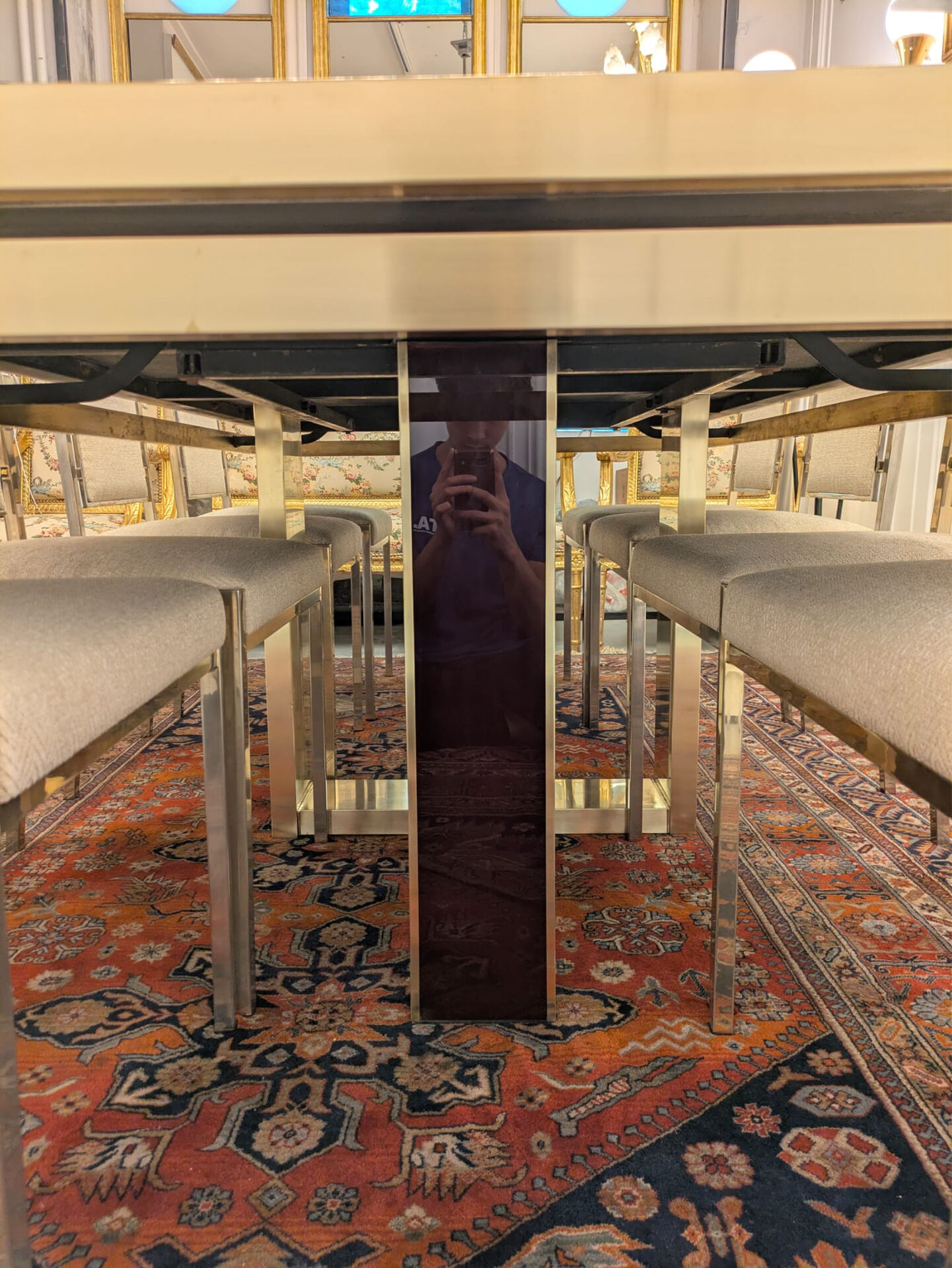 Table de salle à manger/d'entrée Sinopoli années 1970