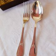Suite de couverts ercuis pompadour pour 6 personnes