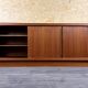 1960s 1970s Teak Sideboard Credenza by Dyrlund Made in Denmark