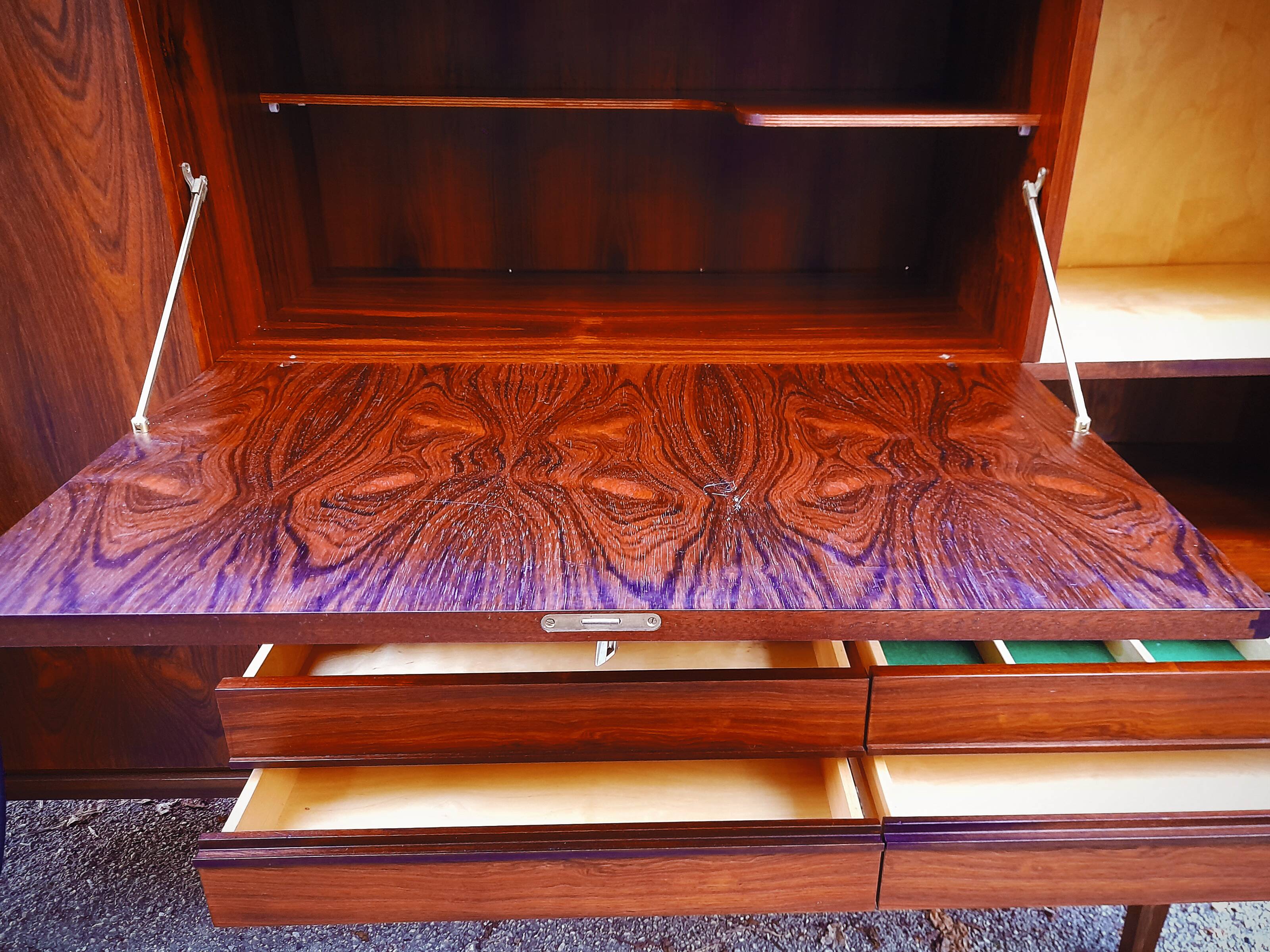 Large Scandinavian rosewood sideboard