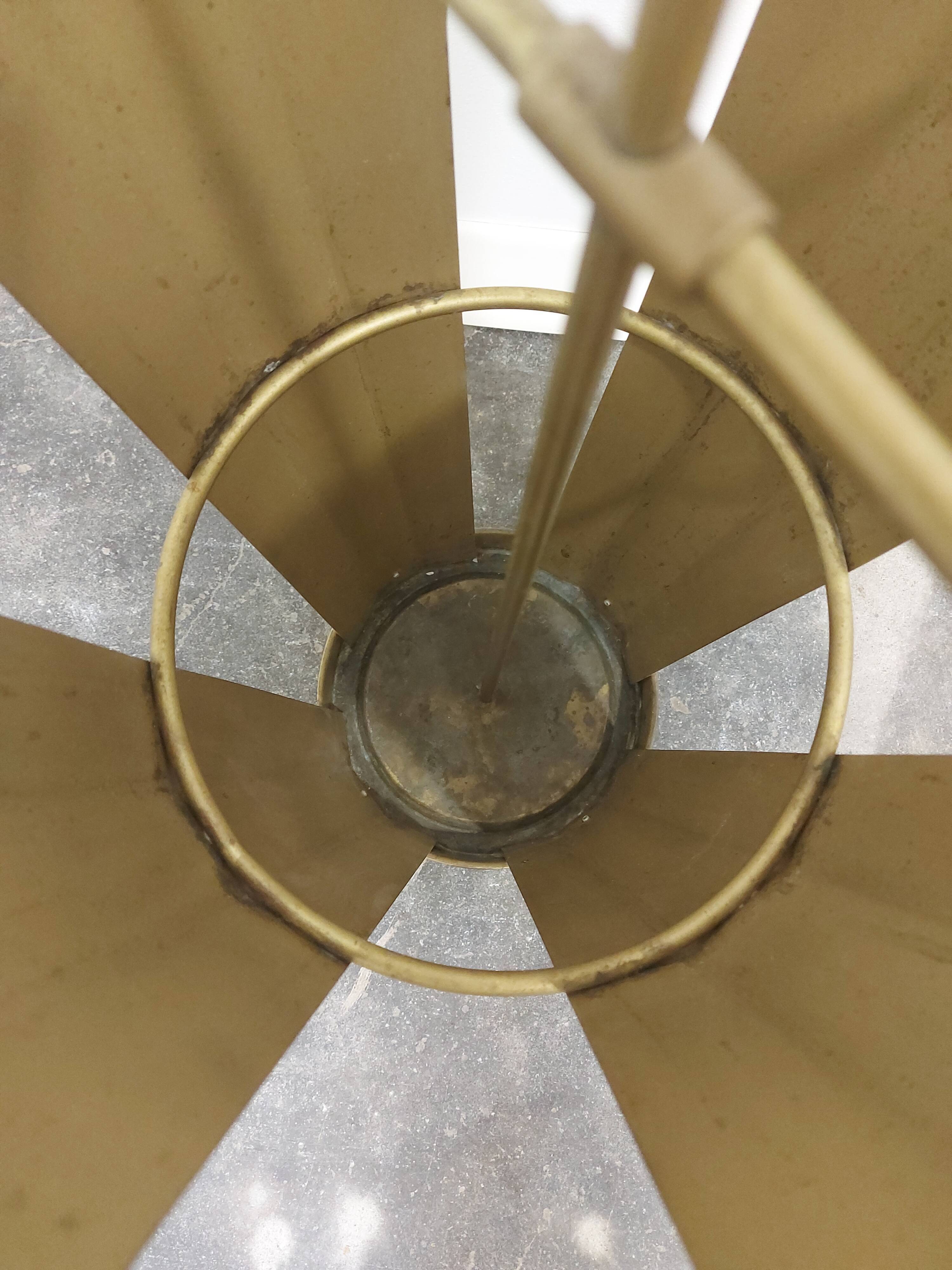 Porte-parapluies en laiton années 1960