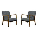 Pair of 04-B armchairs by Bydgoskie Fabryki Mebli 1960s